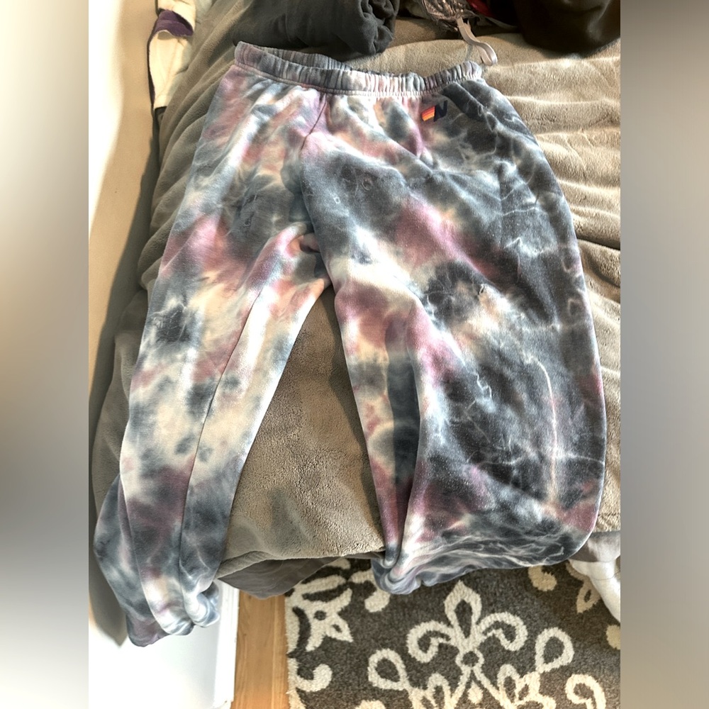 Aviator Nation tye dye sweatpants